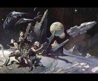 Frank Frazetta-Battlestar Galactica