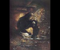 Frank Frazetta-Bear